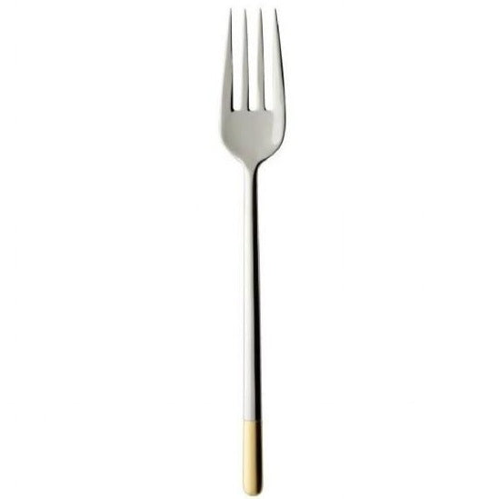 Villeroy and Boch Ella Partially Gold Plated Serving Fork