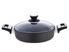 SKK SERIES 3 – Shallow casserole with glass lid 26cm - Fixed Handles