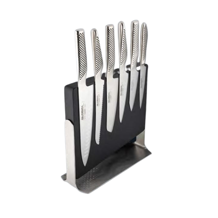 Global KAZE 7 Piece Knife Block Set G-AIR7B