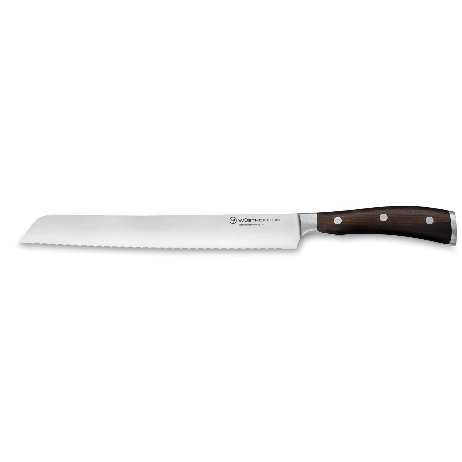 Wusthof Ikon Precision Double-Serrated Bread Knife 23 cm