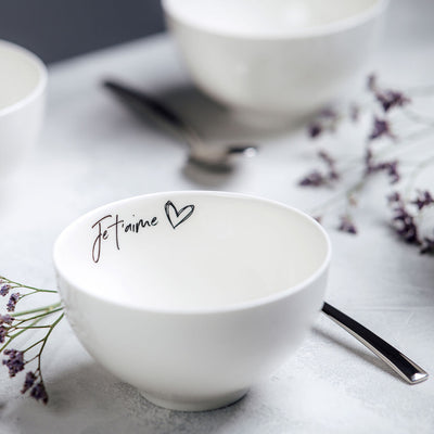 Villeroy and Boch Statement Bowl Je t'aime