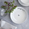 Villeroy and Boch Statement Flat Shallow Bowl Lieblingsmensch