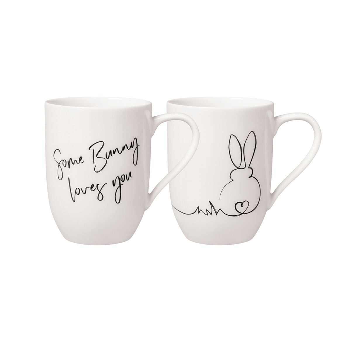 Villeroy and Boch Statement Mug set of 2 Easter Bunny