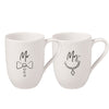 Villeroy and Boch Statement Mug set of 2 Mr and Mrs