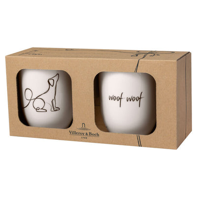 Villeroy and Boch Statement Mug set of 2 Dog