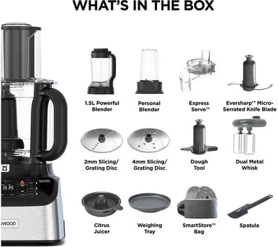 Kenwood MultiPro OneTouch Food Processor and Blender: FDM73.850SS