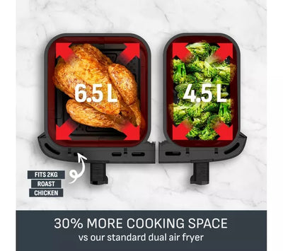 Tefal DUAL XXL STAINLESS STEEL EY942DG1