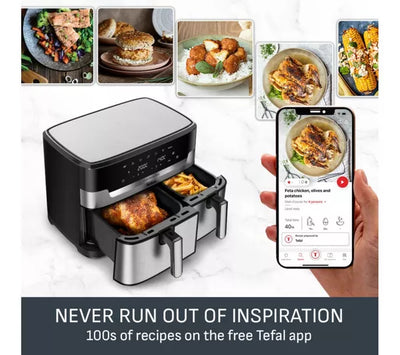 Tefal DUAL XXL STAINLESS STEEL EY942DG1