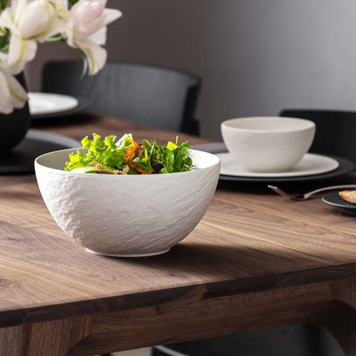Villeroy and Boch Manufacture Rock Blanc Salad Bowl 2.4 Litre