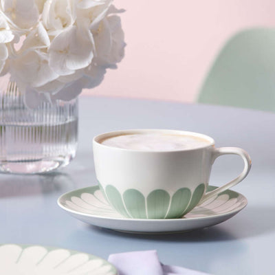 Villeroy and Boch Fleur Vert Cappuccino Cup