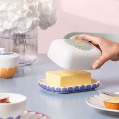 Villeroy and Boch Fleur Couleur Butter Dish