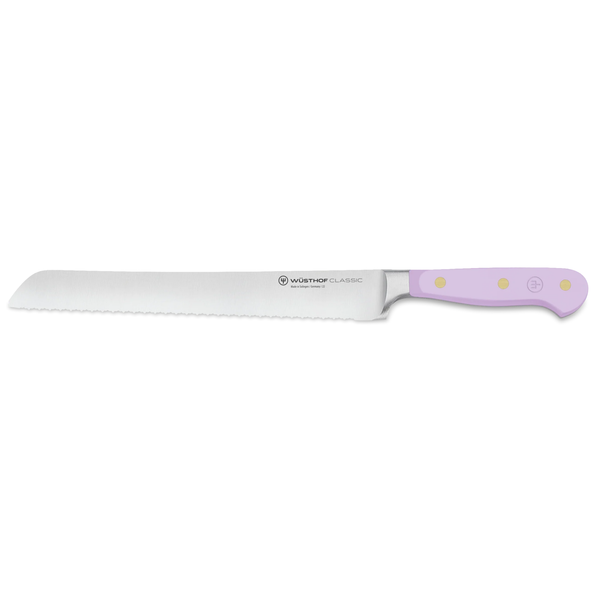 Wusthof Classic Colour Double Serrated Bread Knife 23 cm - Purple Yam