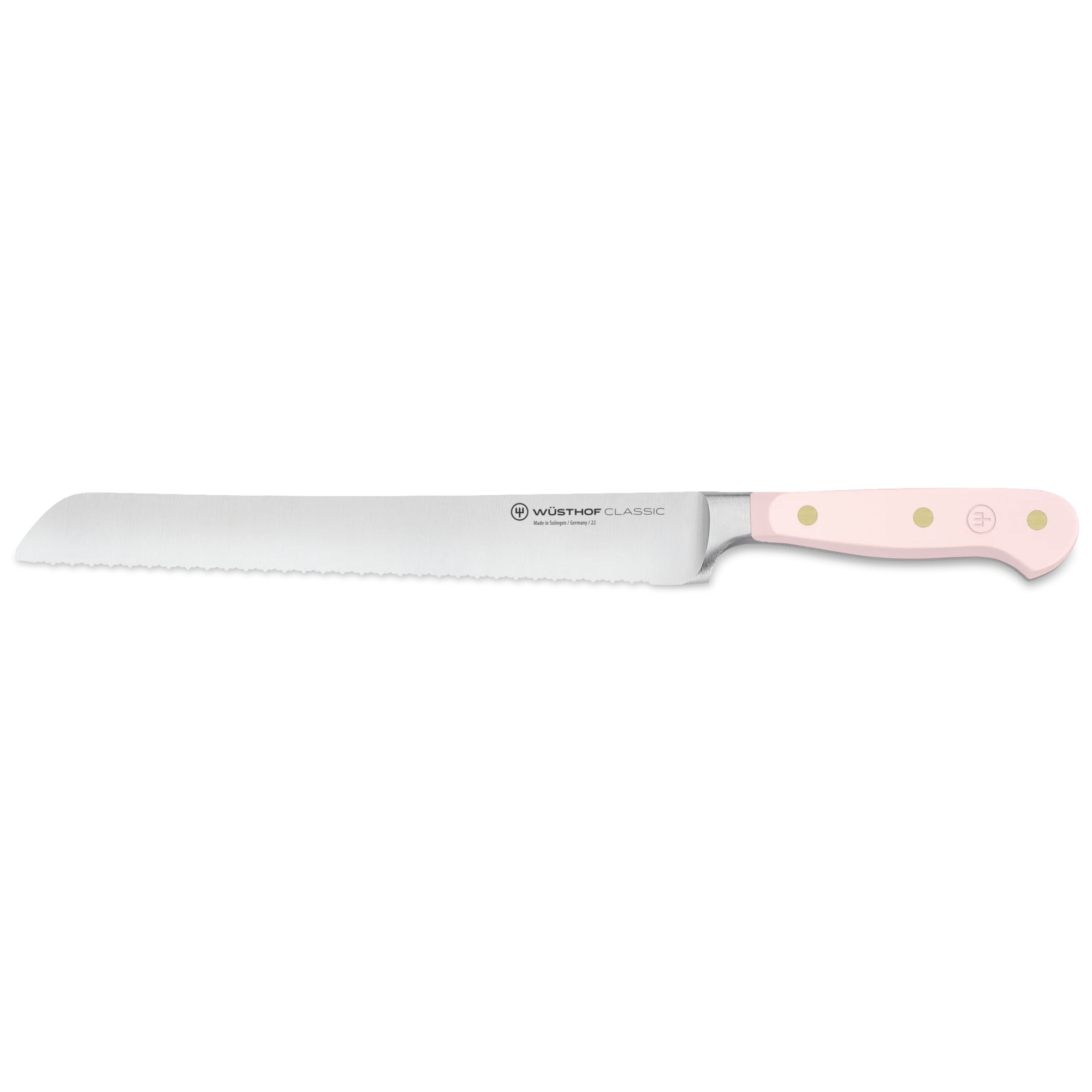 Wusthof Classic Colour Double Serrated Bread Knife 23 cm - Pink Himalayan Salt