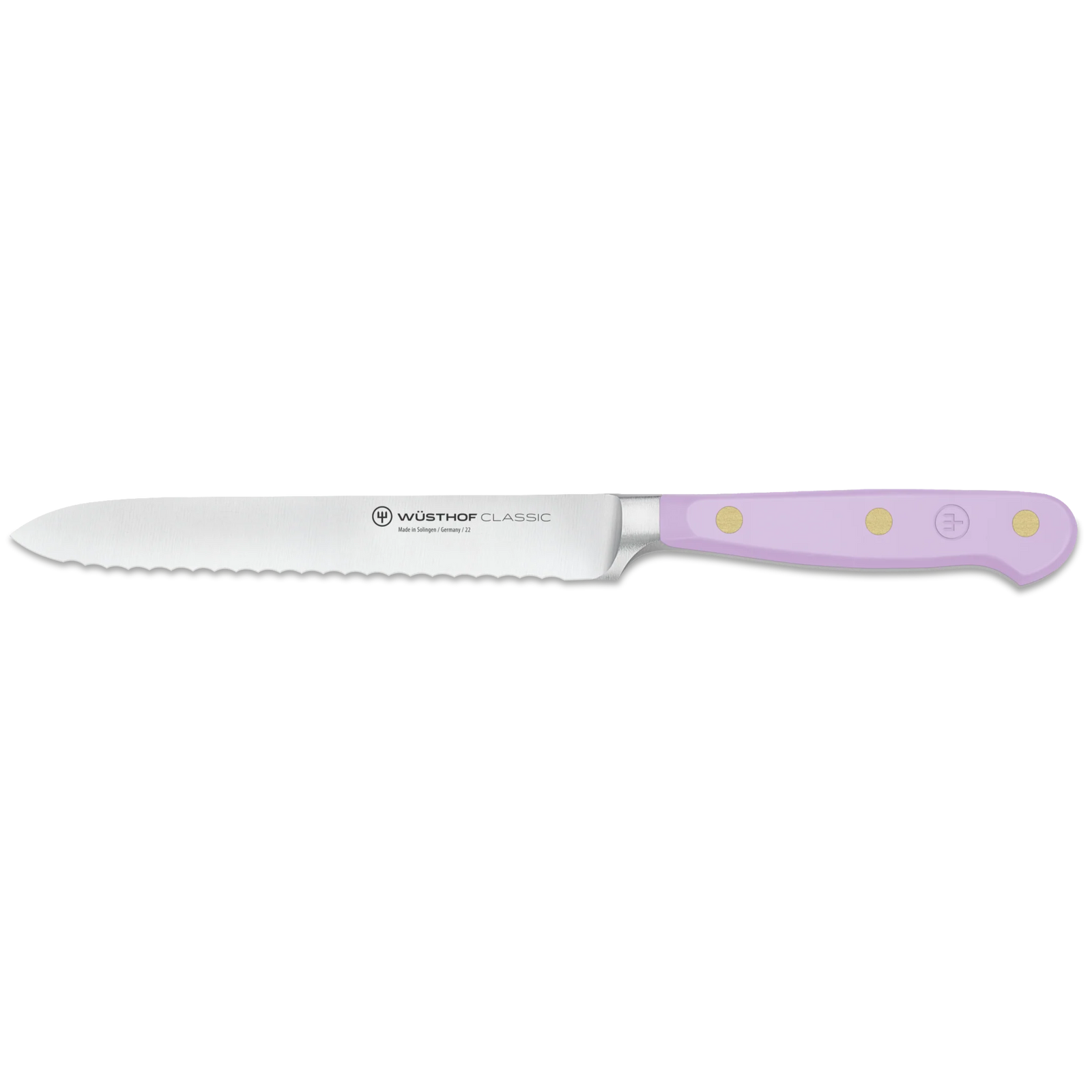 Wusthof Classic Colour Serrated Utility Knife 14 cm - Purple Yam