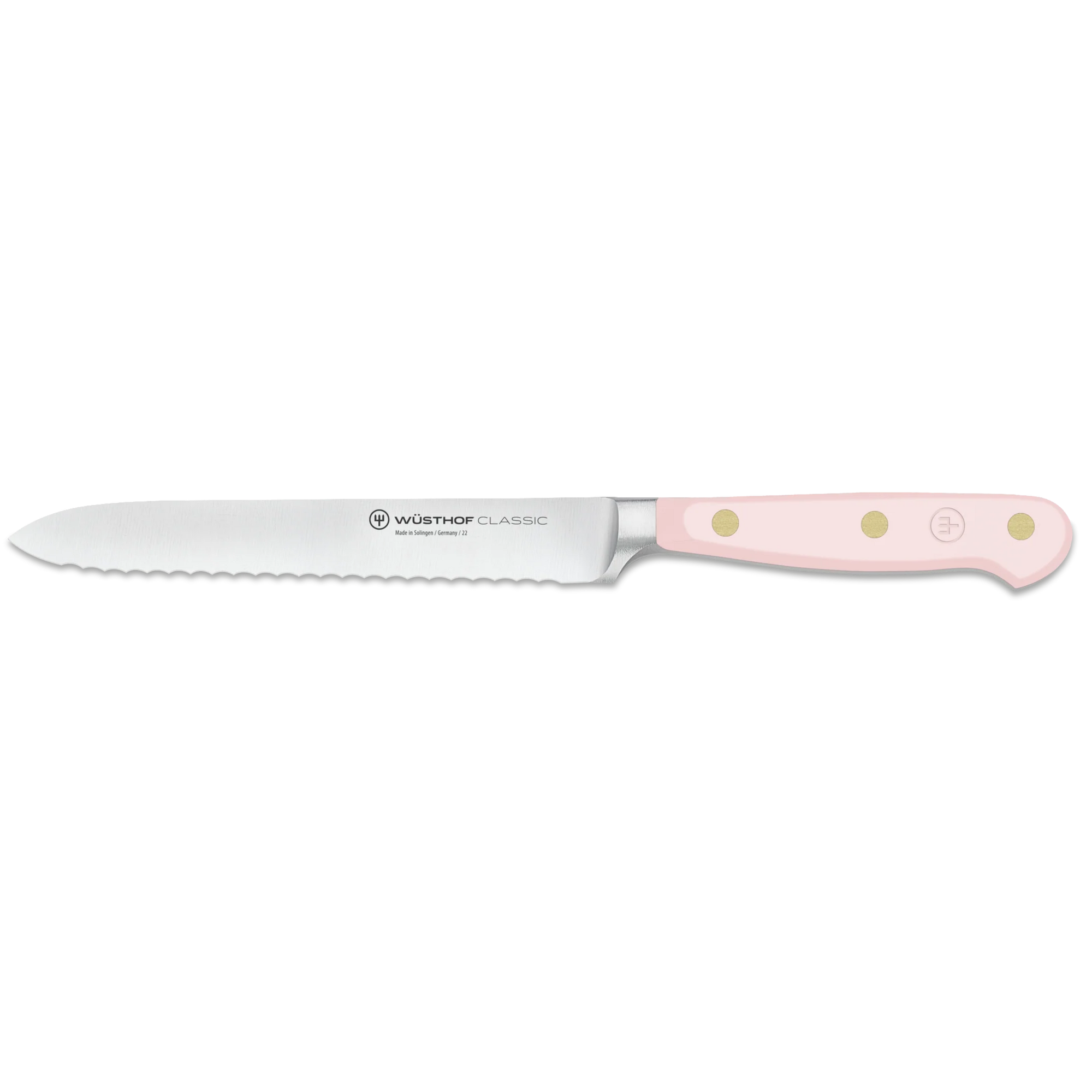 Wusthof Classic Colour Serrated Utility Knife 14 cm - Pink Himalayan Salt