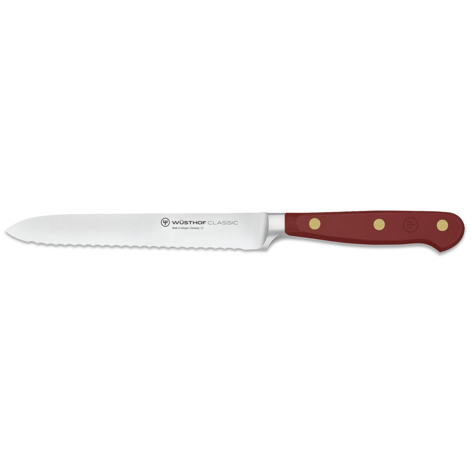 Wusthof Classic Colour Serrated Utility Knife 14 cm - Tasty Sumac