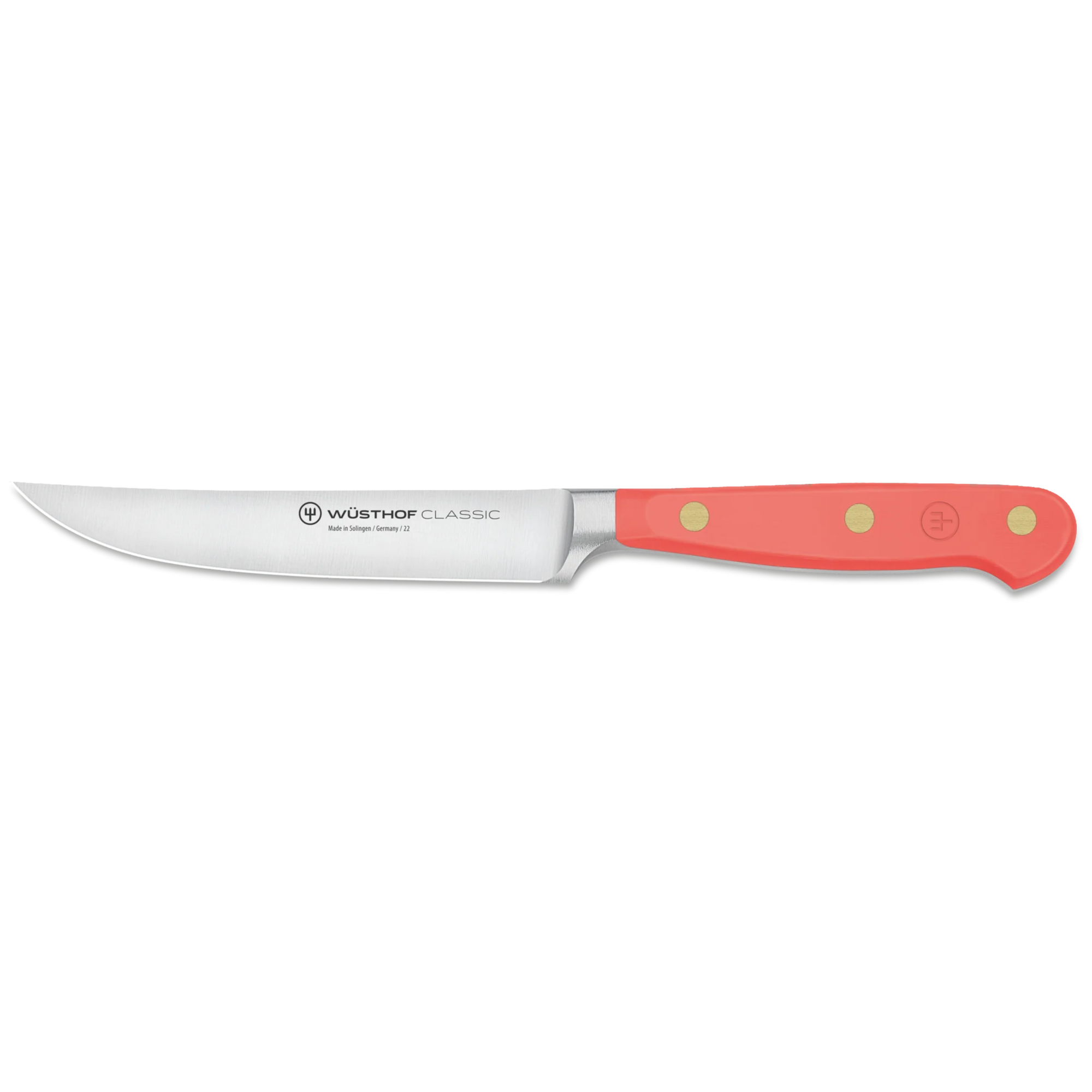Wusthof Classic Colour Steak Knife 12 cm - Coral Peach