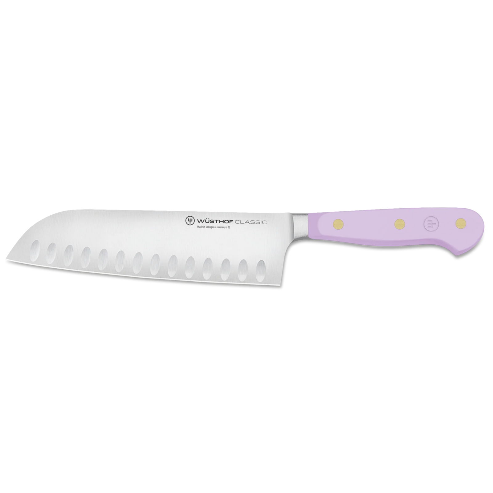 Wusthof Classic Colour Santoku with Hollow Edge 17 cm - Purple Yam