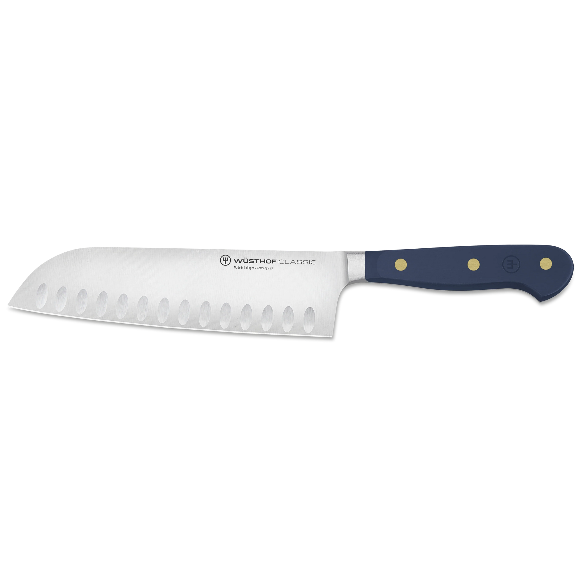 Wusthof Classic Colour Santoku with Hollow Edge 17 cm - Wild Blueberry