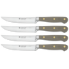 Wusthof Classic Colour 4 Piece Steak Knife Set - Velvet Oyster