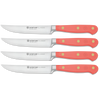 Wusthof Classic Colour 4 Piece Steak Knife Set - Coral Peach