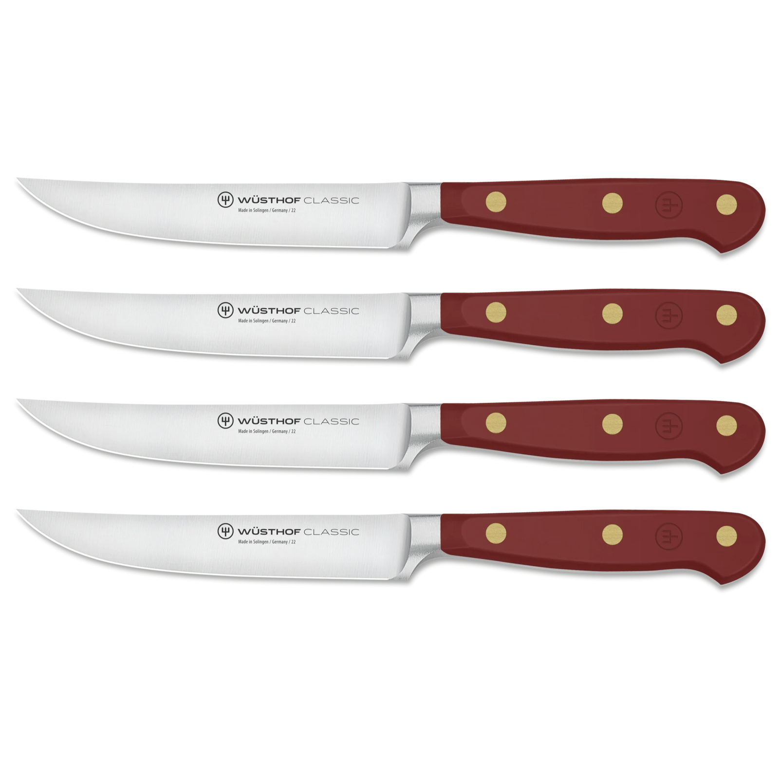 Wusthof Classic Colour 4 Piece Steak Knife Set - Tasty Sumac