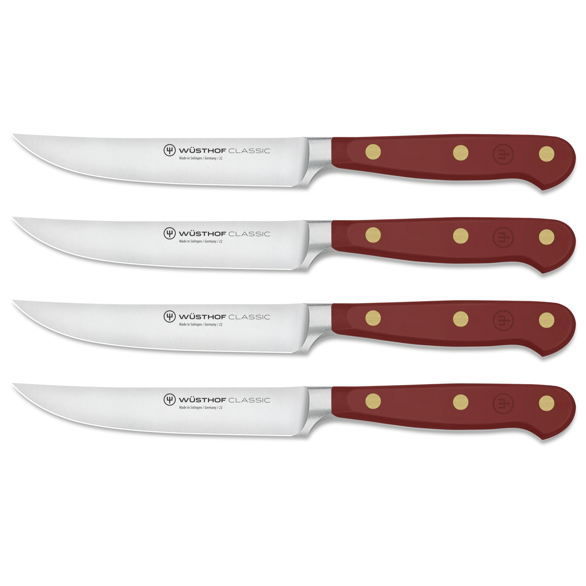 Wusthof Classic Colour 4 Piece Steak Knife Set - Tasty Sumac