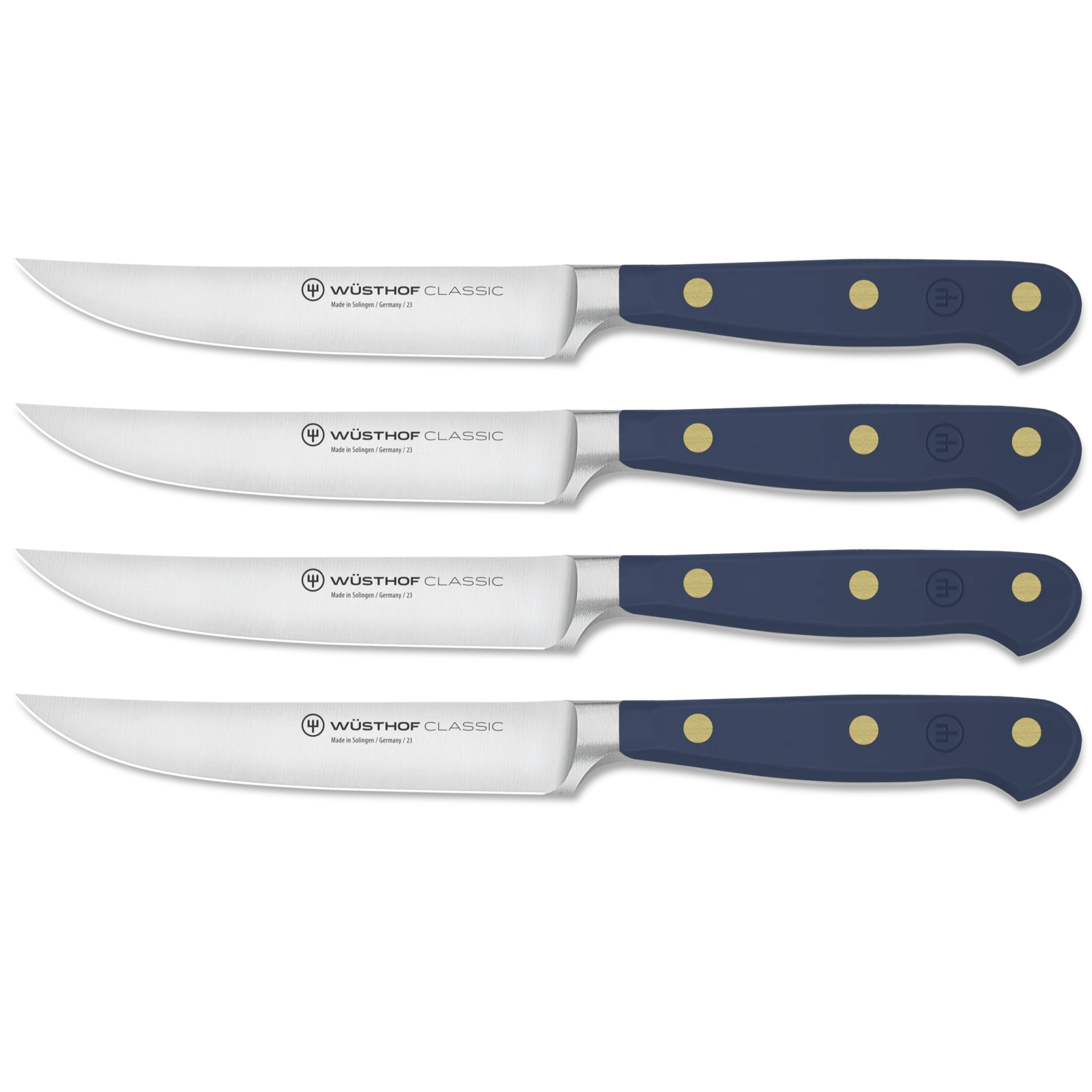 Wusthof Classic Colour 4 Piece Steak Knife Set - Wild Blueberry