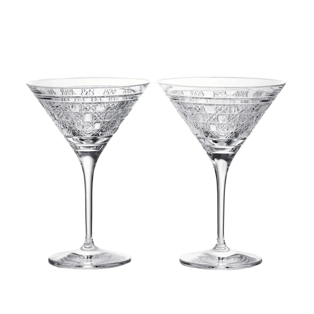 Waterford Crystal Opulence Martini Glass Pair