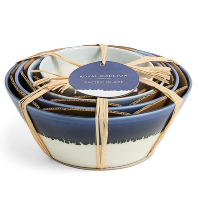 Royal Doulton Pacific Glaze Stacking Bowl Set of 4