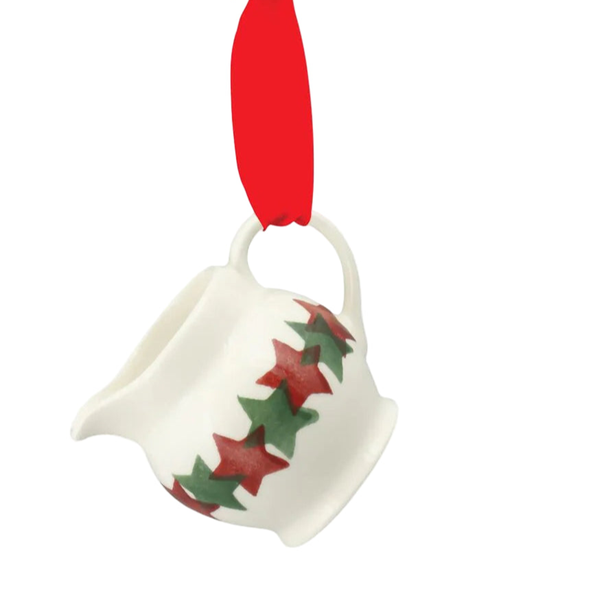 Emma Bridgewater Christmas Stars Tiny Jug Decoration