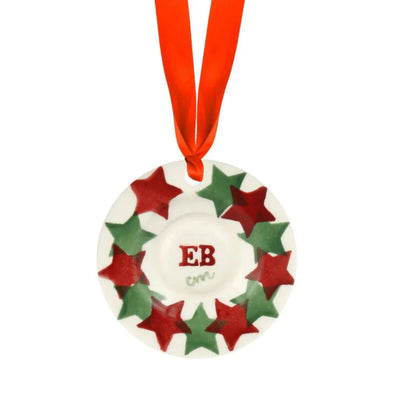 Emma Bridgewater Christmas Stars Tiny Plate Decoration