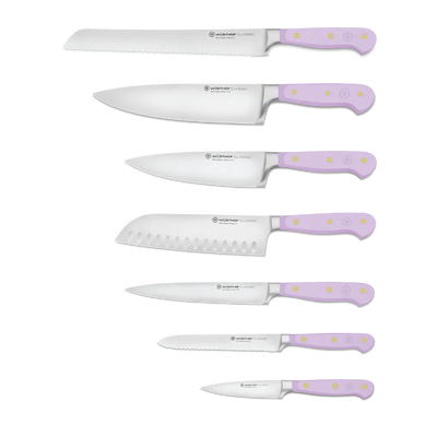 Wusthof Classic Colour 8 Piece Knife Block Set - Purple Yam