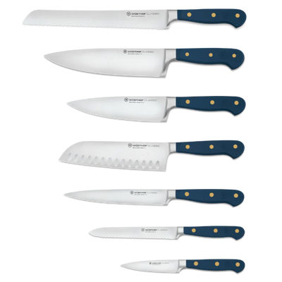 Wusthof Classic Colour 8 Piece Knife Block Set - Wild Blueberry