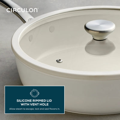 Circulon Halo LaserDefense™ Ceramic Non-stick 30cm Covered Sauté