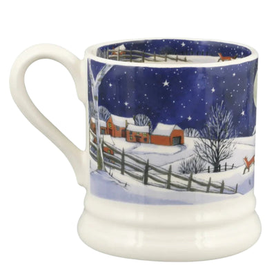 Emma Bridgewater Midnight Robin 1/2 Pint Mug