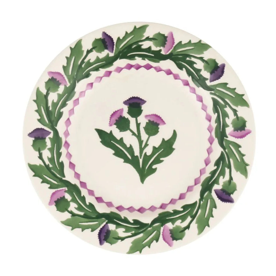 Emma Bridgewater Thistle Medium Dinner Plate 8.5 Inch