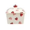 Emma Bridgewater Pink Hearts Small Butter Dish