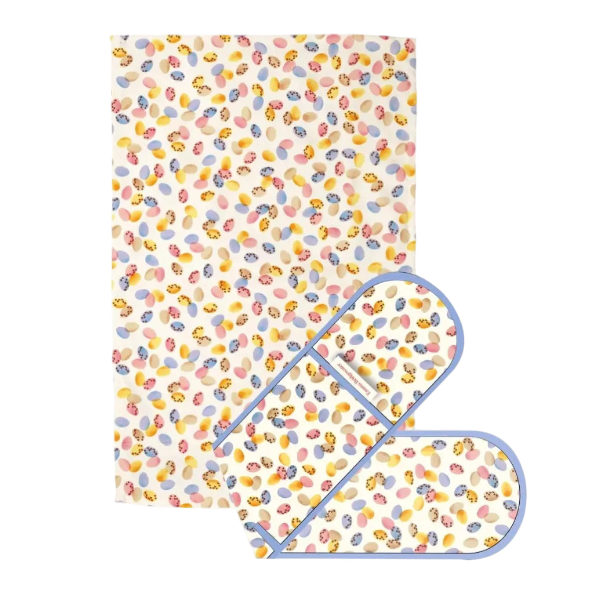 Emma Bridgewater Mini Eggs Double Oven Glove & Tea Towel Set