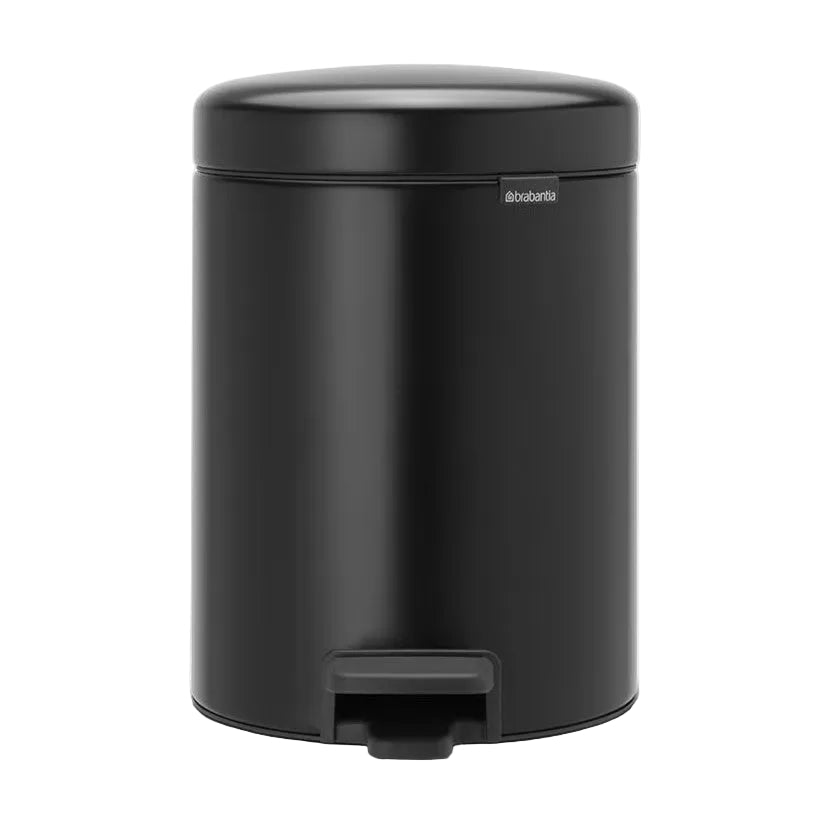 Brabantia NewIcon Pedal Bin 5 Litre - Matt Black