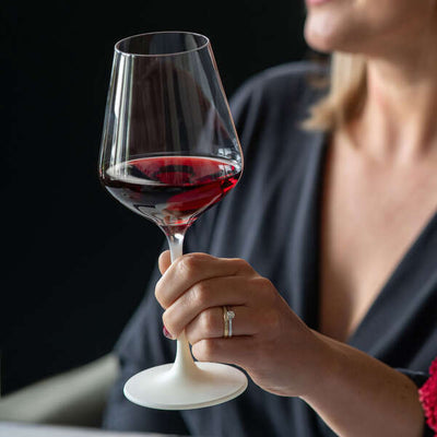 Villeroy and Boch Manufacture Rock Blanc Red Wine Goblet set of 4