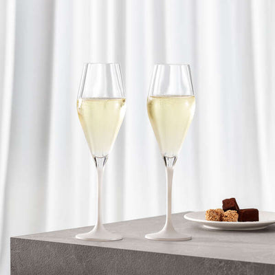 Villeroy and Boch Manufacture Rock Blanc Champagne Flute set of 4