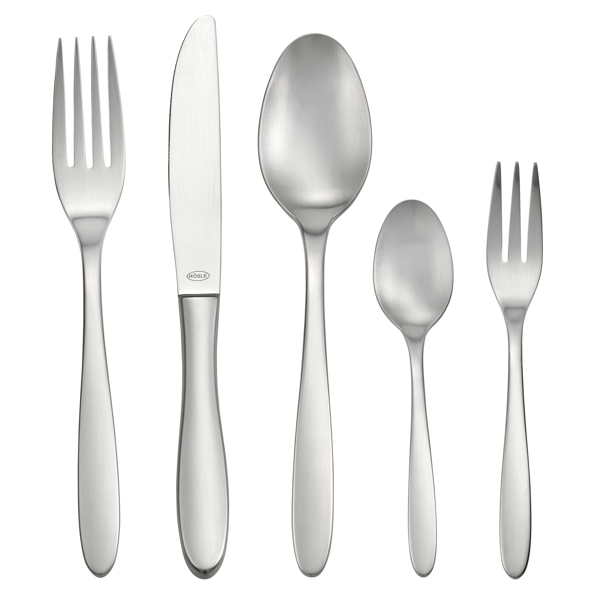 RÖSLE Culture Stainless Steel 30 Piece Cutlery Set - Matt Finish