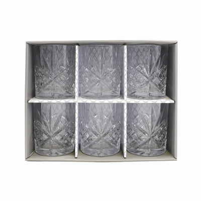 Tipperary Crystal Belvedere Set of 6 Whiskey Tumblers
