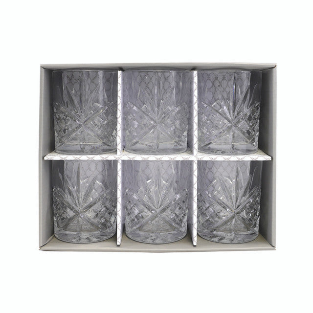 Tipperary Crystal Belvedere Set of 6 Whiskey Glasses