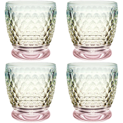 Villeroy and Boch Boston Pearl Water Glass Tumbler Set of 4