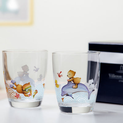 Villeroy and Boch Happy as a Bear Childrens Tumbler Set of 2