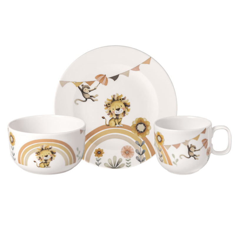 Villeroy and Boch Roar Like a Lion 3 piece Childrens Tableware Set