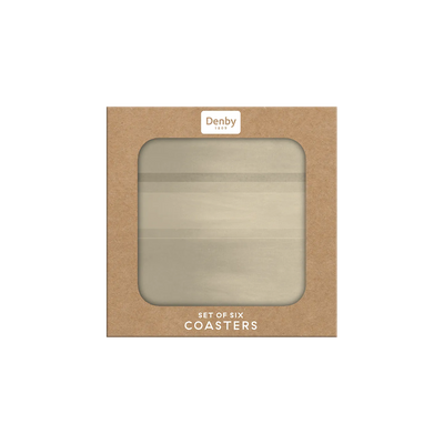 Denby Colours Natural Coasters Set of 6