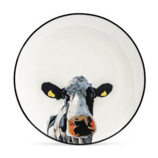 Tipperary Crystal Eoin O'Connor Cows - Dinner Plate Set of 4